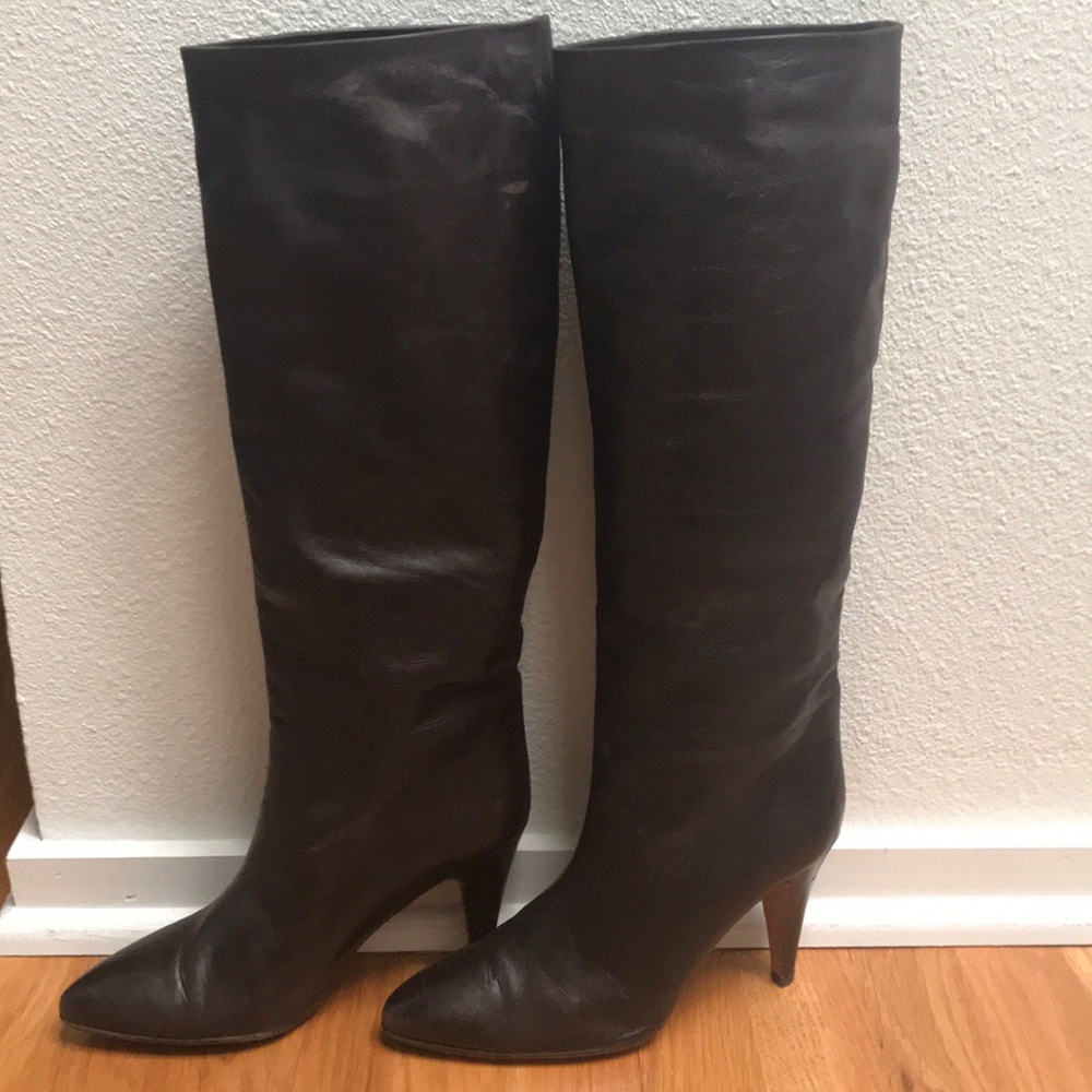 🔥SALE!Anne Klein brown boots,made in Italy,s.71/2